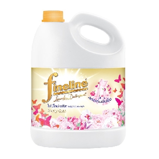 [ขายดี] Fineline ไฟน์ไลน์ซักผ้า สูตรลดกลิ่นอับชื้น สีทอง กลิ่นซันนี่โกลด์ 3000 มล.
