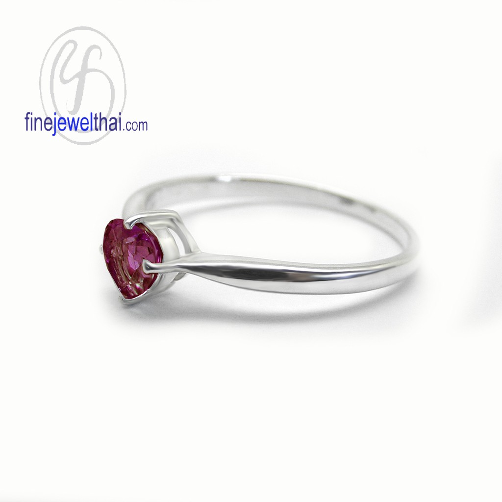 finejewelthai-แหวนโกเมน-แหวนพลอย-พลอยแท้-โกเมน-พลอยประจำเดือนเกิด-garnet-silver-ring-r1107gm-ht