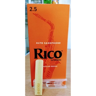 สินค้า ลิ้นแซกโซโฟน อัลโต้ RICO เลือกขนาด เบอร์ 2.5 / เบอร์ 3 (ราคา/อัน)