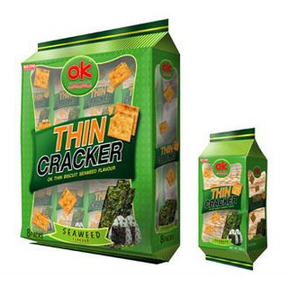 OK THIN CRACKER แครกเกอร์ รสสาหร่าย 256G