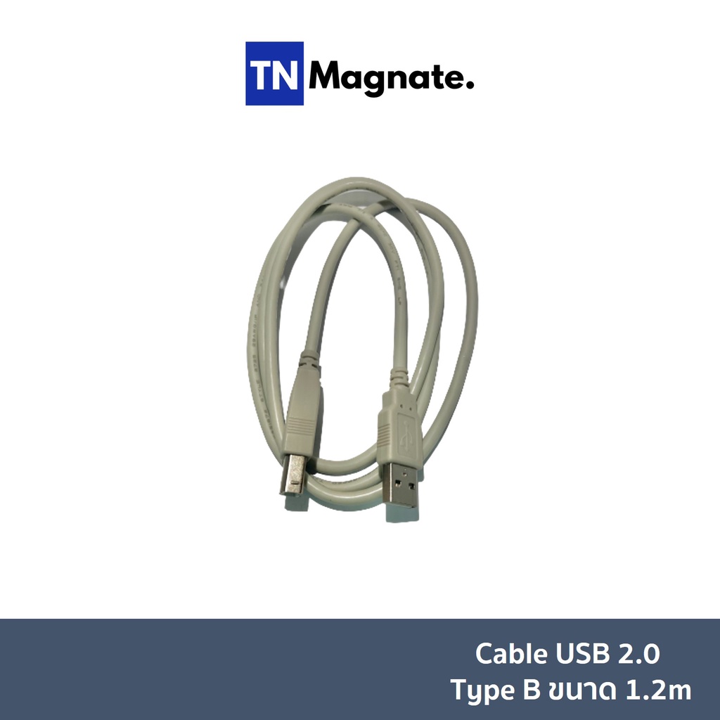 ภาพหน้าปกสินค้าPrinter Cable USB 2.0/ Type B/ ขนาด1.2m -1 เส้น จากร้าน tnmonline บน Shopee