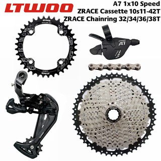 LTWOO A7 1x10 Speed Shifter + Rear Derailleur +42/46/ 50T ZRACE Cassette M6000