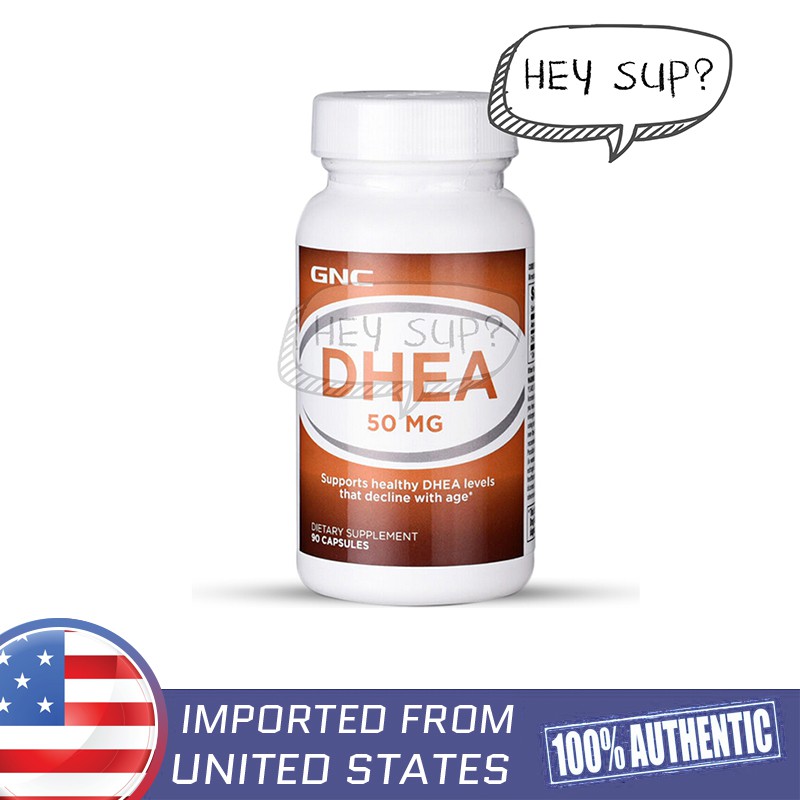 GNC DHEA 50mg 90 Capsules Shopee Thailand