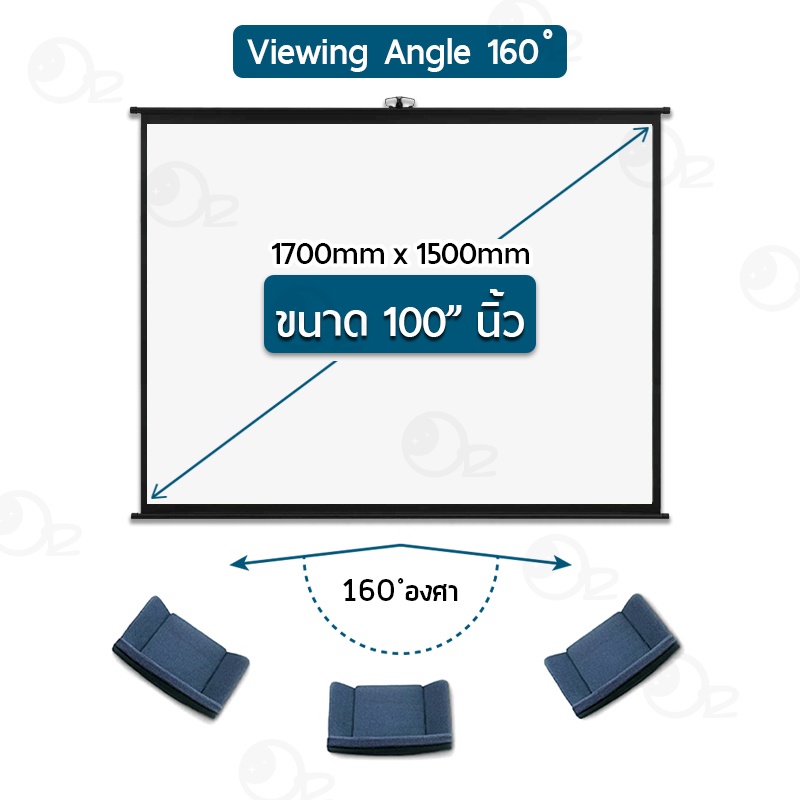 ภาพหน้าปกสินค้า9Gadget - ประกัน 1 ปี  จอโปรเจคเตอร์ 100 80 84 นิ้ว 4:3 16:9 พร้อม ขาตั้ง 3 ขา ภาพสด คมชัดจอ โปรเจคเตอร์ จอรับภาพโปรเจคเตอร์ พกพา -Tripod Projector Screen จากร้าน napapron01 บน Shopee