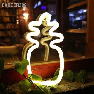 Cancer309 ป้ายไฟนีออน Led รูปสับปะรด กันน้ํา สําหรับตกแต่งปาร์ตี้ วันหยุด