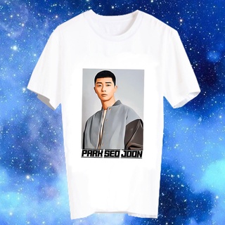 เสื้อยืดสีขาว สั่งทำ Fanmade แฟนเมด คำพูด แฟนคลับ ดารา DW3-1 พัคซอจุน Park Seo Joon