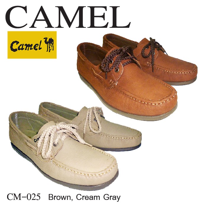 ภาพหน้าปกสินค้าCamel CM-025 รองเท้าหนังลำลองสำหรับสุภาพบุรุษ