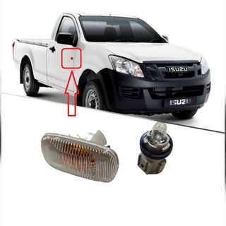 ไฟแก้ม ไฟแก้มข้าง ไฟเลี้ยว ไฟเลี้ยวใส แท้ศูนย์ Isuzu D-MAX-MU X ปี 2002-2022 **ราคาถูกสินค้าดีมีคุณภาพ**