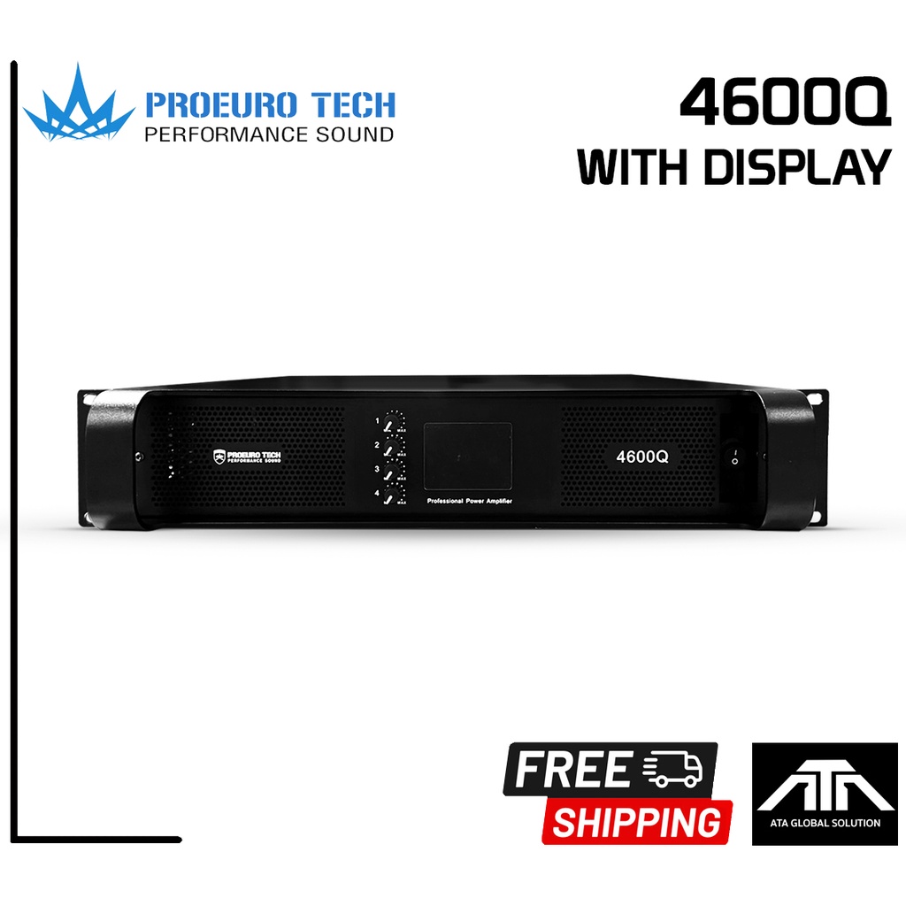 รุ่นใหม่มีจอ-proeurotech-4600q-poweramp-โปรยูโรเทค-ขยาย-เพาเวอร์-เครื่องขยายเสียง-แอมป์-โปรยูโร-เทค-proeuro-tech-4600q