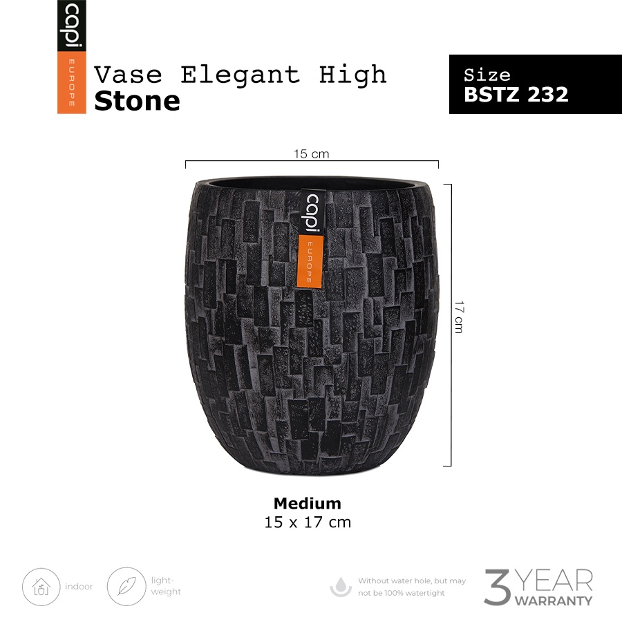 bstz-232-vase-elegant-high-stone-size-d-15-x-h-17-cm-กระถางต้นไม้-modern-แบรนด์-capi-europe
