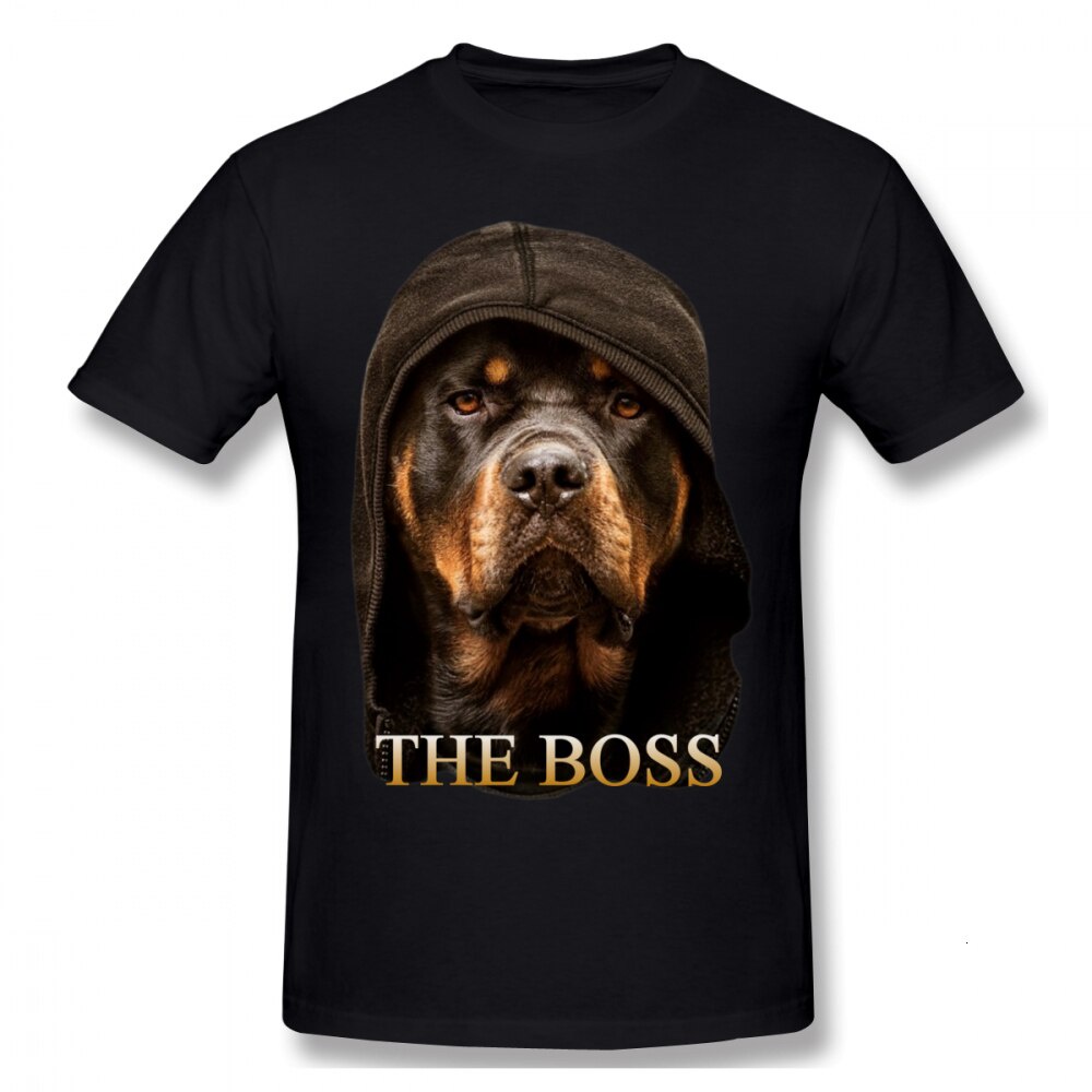 เสื้อแฟชั่นผญ-sexy-rottweiler100เสื้อยืดแขนสั้นผ้าฝ้ายพิมพ์บอส