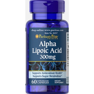 ภาพหน้าปกสินค้าAlpha Lipoic Acid 300mg.60 capsules ,exp.11/24 ต้านอนุมูลอิสระ ที่เกี่ยวข้อง