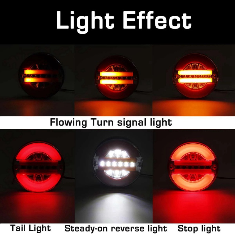 ไฟท้ายรถบรรทุก-led-24v-ไดนามิก-ทรงกลม-4-นิ้ว-สําหรับรถยนต์-เรือ-รถบัส-คาราวาน