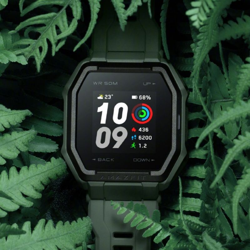 นาฬิกาสมาร์ทวอช-amazfit-ares-smart-watchนาฬิกาดูแลสุขภาพนับก้าวเดิน-นาฬิกา-gps-นับก้าวเดินแคลอรี่นาฬิกาสายซิลิโคน