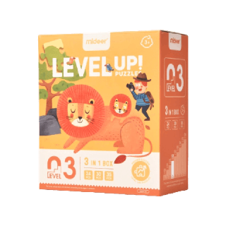 Mideer มิเดียร์ Puzzle Step3-Natural Scenery จิ๊กซอว์สัตว์โลก -ช่วงอายุ 2-3 ปี CT7021