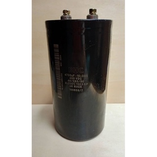 คาปาซิเตอร์ BHC CAPACITOR 4700uF 400vdcพร้อมส่งของแท้อย่างดี 4700UF 400Vdc ขนาด 14.5x7.5cm.