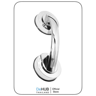 มือจับประตู ติดง่าย ไม่ต้องเจาะ ตัวล็อคสูญญากาศ DeHUB  Door Handle 128 - S60  super suction