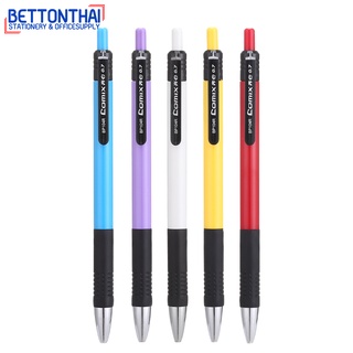 Comix BP104R ปากกาแบบกด 0.7 หมึกน้ำเงิน (แพ็ค 1 ชิ้น) ปากกาลูกลื่น อุปกรณ์การเรียน school อุปกรณ์เครื่องเขียน