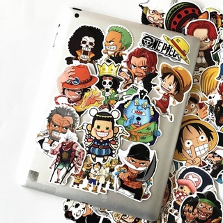 40-100 ชิ้น สติกเกอร์ Onepiece สติกเกอร์ติดแลปท๊อบ ติดรถ ตกแต่ง DIY