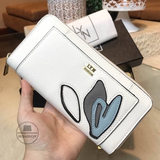 LYN HANA LONG WALLET  (outlet) สีขาว