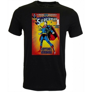 เสื้อยืดโอเวอร์ไซส์กระหน่ํา เสื้อยืดลําลอง แขนสั้น พิมพ์ลายหนังสือการ์ตูน คลาสสิก ย้อนยุค สําหรับผู้ชาย OLdhkg01EJbofi86