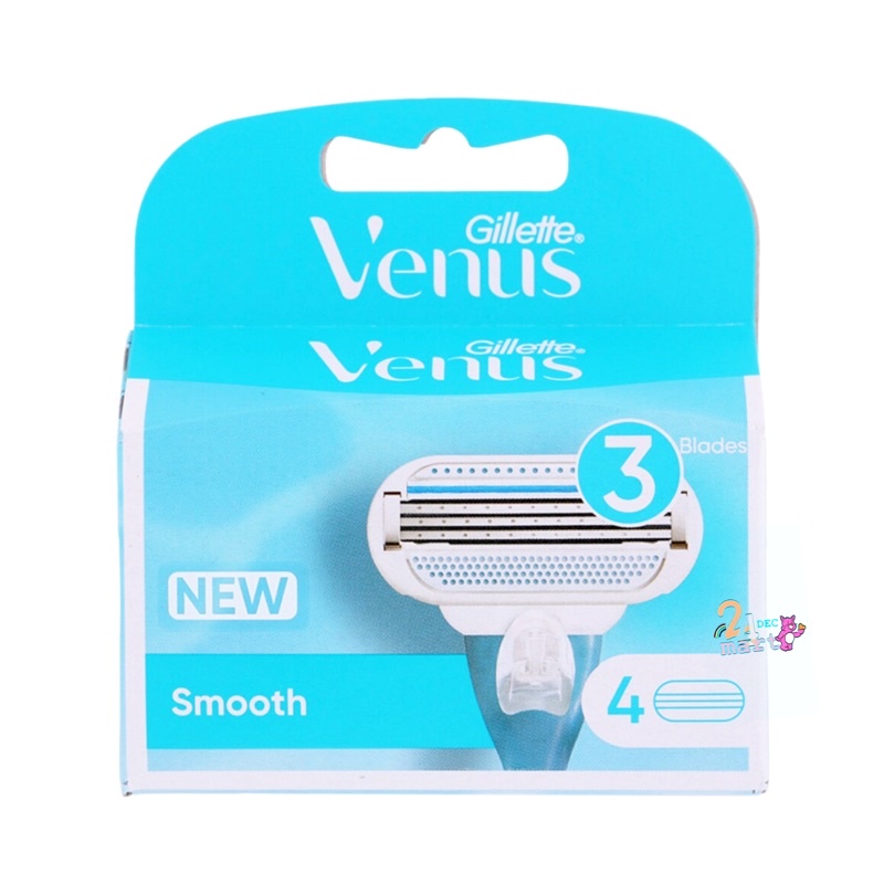 gillette-venus-smooth-ยิลเลตต์-ใบมีดวีนัส-สมูท-แพ็ค-4