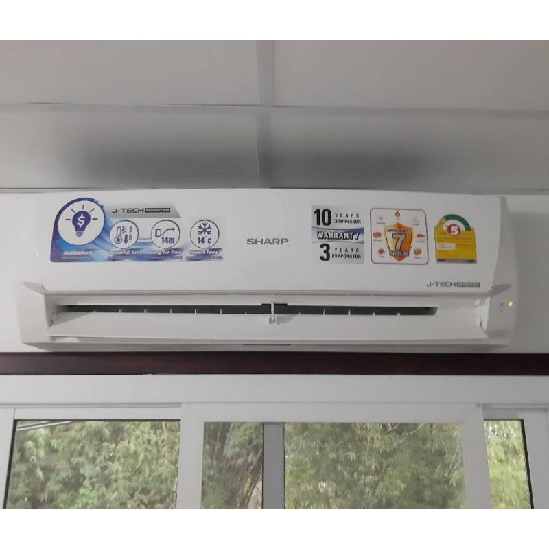 แอร์ใหม่ Sharp J-TECH Inverter R32 | Shopee Thailand