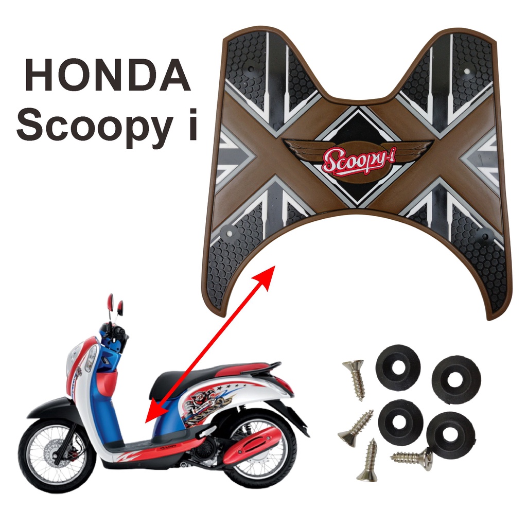 ยางวางเท้า-scoopy-i-แผ่นยางวางเท้า-scoopy-ยางปูพื้น-hondascoopyi