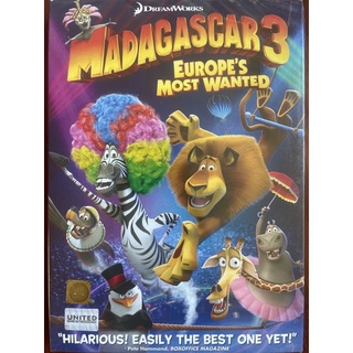 Madagascar 3: Europes Most Wanted (2012, DVD) / มาดากัสการ์ 3 ข้ามป่าไปซ่าส์ยุโรป (ดีวีดี)