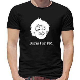เสื้อยืดผ้าฝ้ายพิมพ์ลายขายดี เสื้อยืด พิมพ์ลาย Johnson Prime Minister London Brexit Bojo สําหรับผู้ชาย