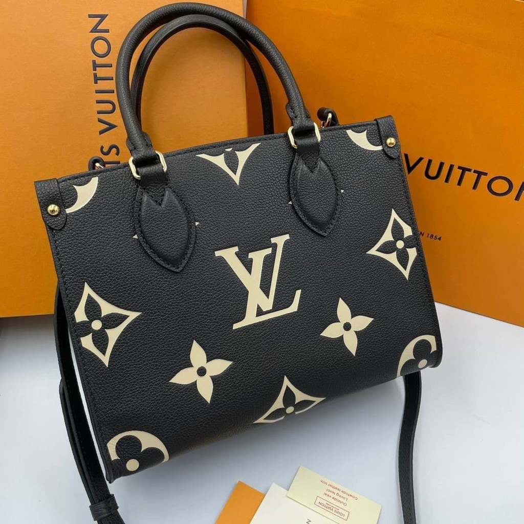 louisvuitton-onthego-theleather-เกรด-vip-size-10นิ้ว-อุปกรณ์-full-box-set