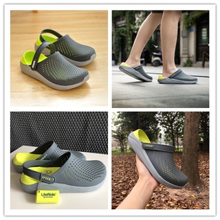 "Ready Stock"Crocs รองเท้าผู้ชายแท้ LiteRide g Luoge ผู้หญิง แตะ ชายหาด