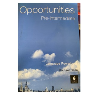 Opportunities Pre-intermediate language PowerBook มือ 2