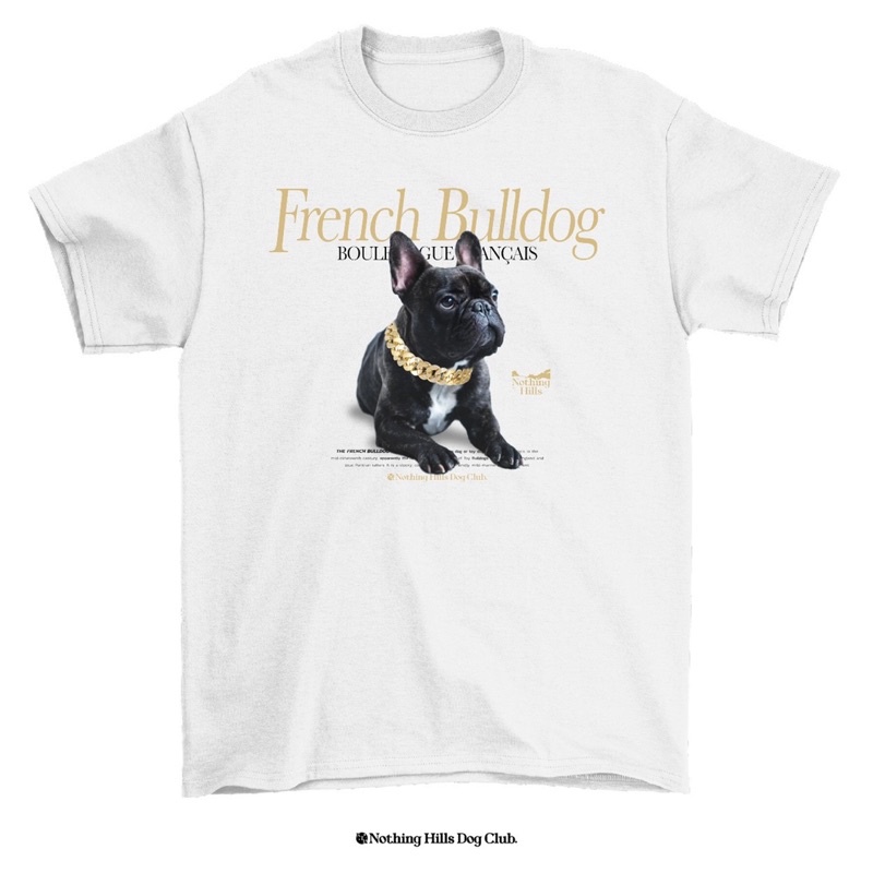 เสื้อยืดลาย-french-bulldog-เฟรนช์-บลูด็อก-classic-cotton-unisex-by-nothing-hills