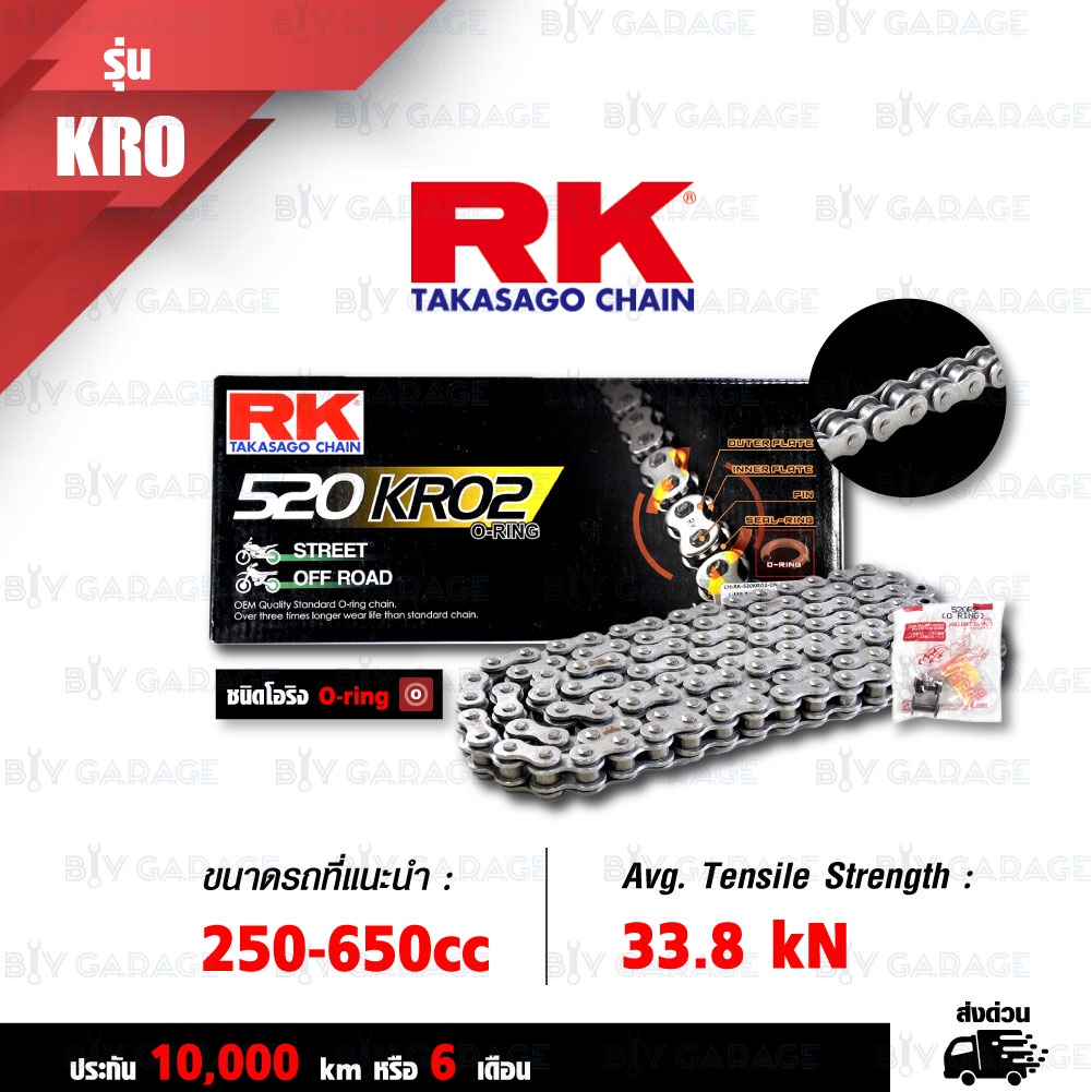 ชุดโซ่-สเตอร์-rk-520-kro-สีเหล็ก-สเตอร์-pro-series-สีดำ-spacer-เปลี่ยน-stallion-centaur250-ct250-รุ่นซี่ลวด5รู-15-43