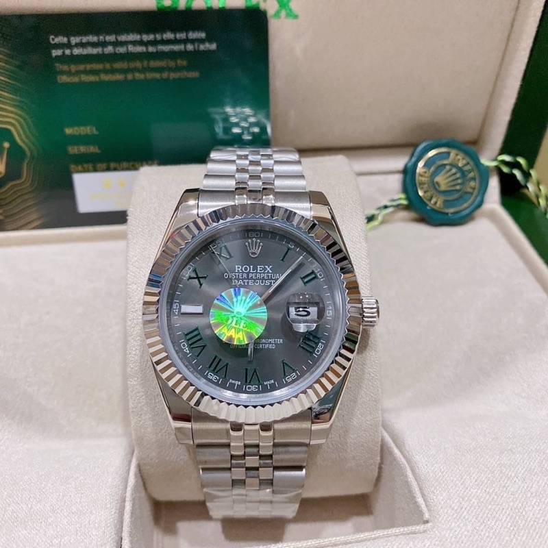 นาฬิกาข้อมือrolex-งานvipรายละเอียดเทียบแท้-ขนาด-42mm