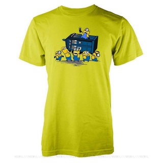 เสื้อผ้าผชเสื้อยืด พิมพ์ลาย Dr Who Tardis Despicable Timelords Mashup แฟชั่นสําหรับผู้ใหญ่S-5XL