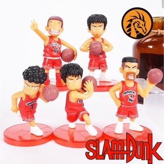 🔥พร้อมส่ง ครบชุด 5 ตัว🔥โมเดล สแลมดังก์ SlamDunk ขนาด 7 ซม. เกรดพรีเมี่ยม งานสวยมาก มีฐานให้ น่ารัก น่าสะสมครับผม❤