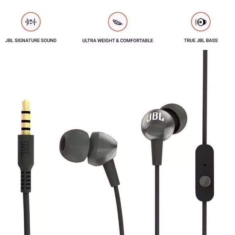 37-yy-jbl-c200si-หูฟังอินเอียร์-พร้อมใมค์-ของแท้-3-5mm-หูฟังเกมมิ่ง-หูฟังเล่นเกม-หูฟังเสียงดี-หูฟังมือถือ-สมอลทอล์ค