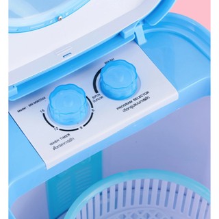 ภาพขนาดย่อของภาพหน้าปกสินค้าเครื่องซักผ้ามินิกึ่งอัตโนมัติ Mini Washing Machine เครื่องซักผ้า เครื่องซักผ้ามินิ เครื่องซักผ้าขนาดเล็ก จากร้าน big_house บน Shopee