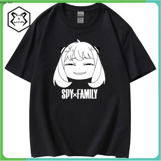 เสื้อผ้ามีสไตล์เสื้อยืดโอเวอร์ไซส์Manga Anime spy x family ลอยด์ ฟอเจอร์ อาเนีย ฟอเจอร์ ยอร์ ฟอเจอร์ cotton ฝ้าย Loid An