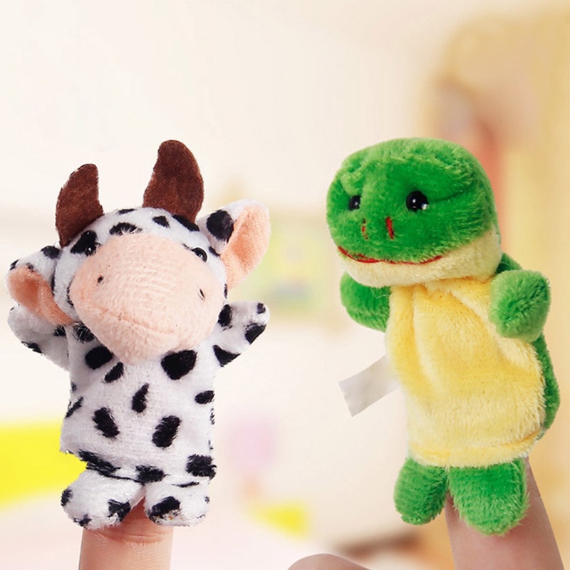 10pcs-cartoon-animal-finger-puppet-baby-plush-toys-children-kids-baby-doll-soft-toys