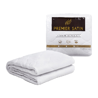 Premier Satin ผ้ารองกันเปื้อนที่นอน นุ่มสบาย ป้องกันละอองน้ำ ช่วยถนอมที่นอน รับประกันของแท้100%