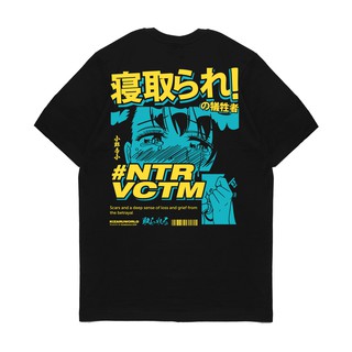 เสื้อยืดผู้ชาย เสื้อยืด ลายการ์ตูนอนิเมะ Kizaru Onodera NTR VICTIM S-5XL
