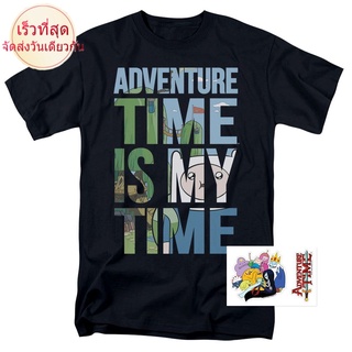 เสื้อยืดแขนสั้น คอกลม ผ้าฝ้ายแท้ พิมพ์ลายการ์ตูน Adventure Time Adventure Time Adventure Time Adventure Time Adventuren