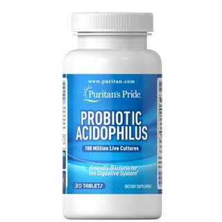 ราคาProbiotic Acidophilus อาหารเสริมโปรไบโอติกจุลินทรีย์มีประโยชน์ แก้ท้องผูก ปรับสมดุลลำไส้ Puritan\'s Pride