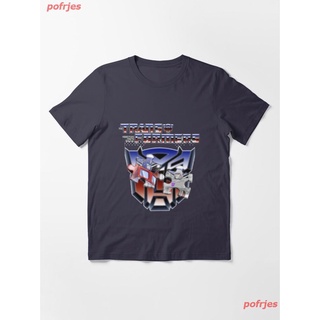 New Transformers Optimus Prime Megatron Essential T-Shirt เสื้อยืด ดพิมพ์ลาย ดผ้าเด้ง คอกลม cotton แฟชั่น discount Unise