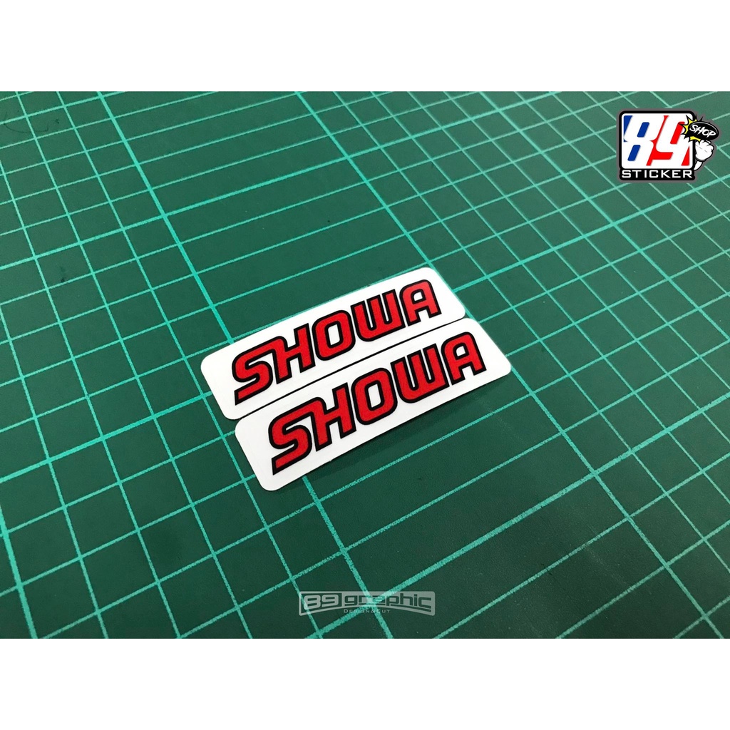 สติกเกอร์-showa-แปะโช๊ค-สำหรับแปะโช๊คหลังมอไซค์-มีให้เลือก3รุ่น