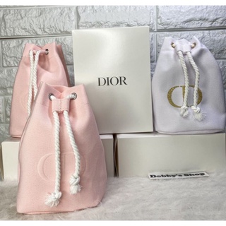 กระเป๋าเครื่องสำอาง Dior (มีกล่อง ) ทรงขนมจีบน่ารัก