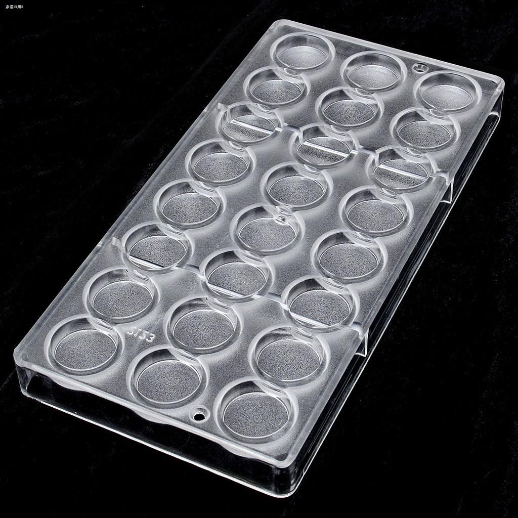 goodd83cdfc6matte-round-shaped-polycarbonate-sweet-candy-mold-24-diy-pc-chocolate-mould-tray